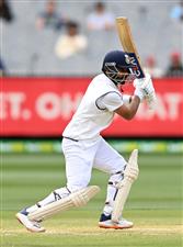 MELBOURNE, AUSTRALIA - DECEMBER 28: Ajinkya Rahane of India bats during day three of the Second Test match between Australia and India at Melbourne Cricket Ground on December 28, 2020 in Melbourne, Australia. (Photo by Quinn Rooney/Getty Images)