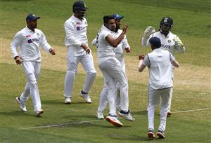 MELBOURNE, AUSTRALIA - DECEMBER 28: Ravi Ashwin of India celebrates taking the wicket of Marnus Labuschagne of Australia during day three of the Second Test match between Australia and India at Melbourne Cricket Ground on December 28, 2020 in Melbourne, Australia. (Photo by Robert Cianflone/Getty Images)