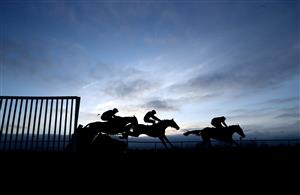 CATTERICK, ENGLAND - DECEMBER 28: Action from the Tim Davenport One That Got Away Handicap Hurdle at Catterick Racecourse on December 28, 2020 in Catterick, England. (Photo by Tim Goode - Pool / Getty Images)