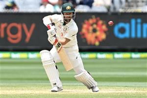 MELBOURNE, AUSTRALIA - DECEMBER 28: Matthew Wade of Australia bats during day three of the Second Test match between Australia and India at Melbourne Cricket Ground on December 28, 2020 in Melbourne, Australia. (Photo by Quinn Rooney/Getty Images)
