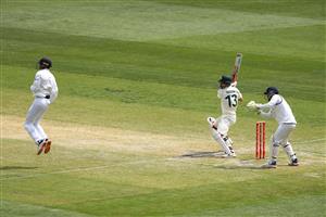 MELBOURNE, AUSTRALIA - DECEMBER 28: Matthew Wade of Australia bats during day three of the Second Test match between Australia and India at Melbourne Cricket Ground on December 28, 2020 in Melbourne, Australia. (Photo by Robert Cianflone/Getty Images)