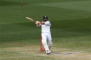 MELBOURNE, AUSTRALIA - DECEMBER 28: Ravindra Jadeja of India hits out during day three of the Second Test match between Australia and India at Melbourne Cricket Ground on December 28, 2020 in Melbourne, Australia. (Photo by Robert Cianflone/Getty Images)