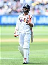 MELBOURNE, AUSTRALIA - DECEMBER 28: Ravindra Jadeja of India walks off the field after being dismissed for 50 runs during day three of the Second Test match between Australia and India at Melbourne Cricket Ground on December 28, 2020 in Melbourne, Australia. (Photo by Quinn Rooney/Getty Images)