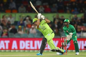CANBERRA, AUSTRALIA - DECEMBER 29: Chris Green of the Thunder bats during the Big Bash League match between Sydney Thunder and the Melbourne Stars at Manuka Oval, on December 29, 2020, in Canberra, Australia. (Photo by Mike Owen/Getty Images)