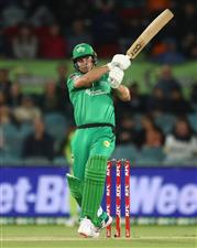 CANBERRA, AUSTRALIA - DECEMBER 29: Hilton Cartwright of the Stars bats during the Big Bash League match between Sydney Thunder and the Melbourne Stars at Manuka Oval, on December 29, 2020, in Canberra, Australia. (Photo by Mike Owen/Getty Images)