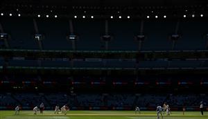 MELBOURNE, AUSTRALIA - DECEMBER 29: Cameron Green of Australia bats during day four of the Second Test match between Australia and India at Melbourne Cricket Ground on December 29, 2020 in Melbourne, Australia. (Photo by Robert Cianflone/Getty Images)