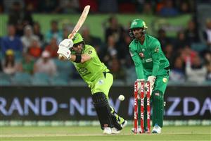 CANBERRA, AUSTRALIA - DECEMBER 29: Callum Ferguson of the Thunder bats during the Big Bash League match between Sydney Thunder and the Melbourne Stars at Manuka Oval, on December 29, 2020, in Canberra, Australia. (Photo by Mike Owen/Getty Images)
