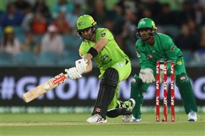 CANBERRA, AUSTRALIA - DECEMBER 29: Callum Ferguson of the Thunder bats during the Big Bash League match between Sydney Thunder and the Melbourne Stars at Manuka Oval, on December 29, 2020, in Canberra, Australia. (Photo by Mike Owen/Getty Images)