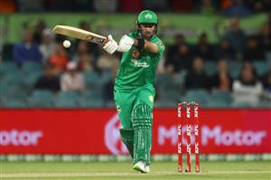 CANBERRA, AUSTRALIA - DECEMBER 29: Glenn Maxwell of the Stars bats during the Big Bash League match between Sydney Thunder and the Melbourne Stars at Manuka Oval, on December 29, 2020, in Canberra, Australia. (Photo by Mike Owen/Getty Images)