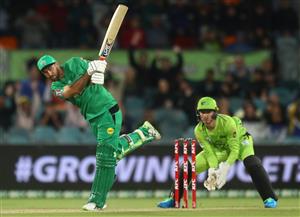 CANBERRA, AUSTRALIA - DECEMBER 29: Glenn Maxwell of the Stars bats during the Big Bash League match between Sydney Thunder and the Melbourne Stars at Manuka Oval, on December 29, 2020, in Canberra, Australia. (Photo by Mike Owen/Getty Images)