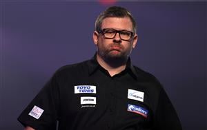 LONDON, ENGLAND - DECEMBER 29: James Wade looks on during his third round match against Stephen Bunting of England during day twelve of the PDC William Hill World Darts Championship at Alexandra Palace on December 29, 2020 in London, England. (Photo by Luke Walker/Getty Images)