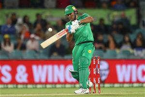 CANBERRA, AUSTRALIA - DECEMBER 29: Marcus Stoinis of the Stars bats during the Big Bash League match between Sydney Thunder and the Melbourne Stars at Manuka Oval, on December 29, 2020, in Canberra, Australia. (Photo by Mike Owen/Getty Images)