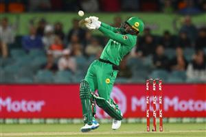 CANBERRA, AUSTRALIA - DECEMBER 29: Nicholas Pooran of the Stars bats during the Big Bash League match between Sydney Thunder and the Melbourne Stars at Manuka Oval, on December 29, 2020, in Canberra, Australia. (Photo by Mike Owen/Getty Images)