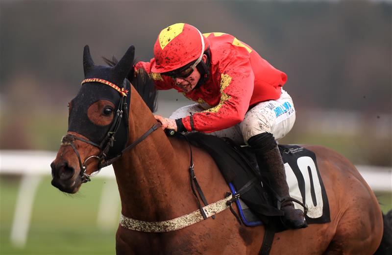 MARKET RASEN, ENGLAND - DECEMBER 30: Mac Tottie ridden by James Bowen wins The racingtv.com Novices Limited Handicap Chase at Market Rasen Racecourse on December 30, 2020 in Market Rasen, England. (Photo by Mike Egerton - Pool/Getty Images)