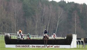 MARKET RASEN, ENGLAND - DECEMBER 30: Rikoboy ridden by Sam Twiston-Davies goes on to win The Racing TV Handicap Chase at Market Rasen Racecourse on December 30, 2020 in Market Rasen, England. (Photo by Mike Egerton - Pool/Getty Images)