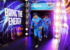 ADELAIDE, AUSTRALIA - DECEMBER 31: Alex Carey of the Adelaide Strikers leads his team onto the oval to field during the Big Bash League match between the Adelaide Strikers and the Perth Scorchers at Adelaide Oval, on December 31, 2020, in Adelaide, Australia. (Photo by Daniel Kalisz/Getty Images)