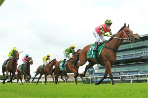 SYDNEY, AUSTRALIA - JANUARY 02: James Innes Jnr
on Boyles wins race 2 the TAB Highway Class 3 Handicap during Sydney Racing on the Kensington track at Royal Randwick Racecourse on January 02, 2021 in Sydney, Australia. (Photo by Mark Evans/Getty Images)