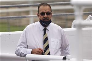 SYDNEY, AUSTRALIA - JANUARY 02: Trainer John Sargent looks on after winning race 1 with Four Moves Ahead during Sydney Racing on the Kensington track at Royal Randwick Racecourse on January 02, 2021 in Sydney, Australia. (Photo by Mark Evans/Getty Images)