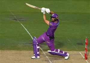 HOBART, AUSTRALIA - JANUARY 04: Dawid Malan of the Hurricanes bats during the Big Bash League match between the Melbourne Stars and the Hobart Hurricanes at Blundstone Arena, on January 04, 2021, in Hobart, Australia. (Photo by Robert Cianflone/Getty Images)