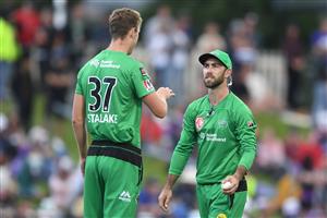 HOBART, AUSTRALIA - JANUARY 04: Glenn Maxwell of the Stars in action during the Big Bash League match between the Melbourne Stars and the Hobart Hurricanes at Blundstone Arena, on January 04, 2021, in Hobart, Australia. (Photo by Steve Bell/Getty Images)