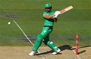 HOBART, AUSTRALIA - JANUARY 04: Marcus Stoinis of the Melbourne Stars bats during the Big Bash League match between the Melbourne Stars and the Hobart Hurricanes at Blundstone Arena, on January 04, 2021, in Hobart, Australia. (Photo by Robert Cianflone/Getty Images)