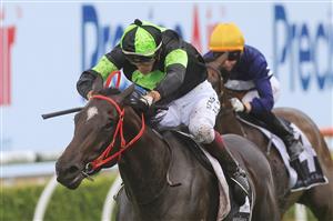 SYDNEY, AUSTRALIA - JANUARY 02: Regan Bayliss on Private Eye wins race 4 the Precise Air Handicap during Sydney Racing on the Kensington track at Royal Randwick Racecourse on January 02, 2021 in Sydney, Australia. (Photo by Mark Evans/Getty Images)