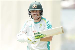 SYDNEY, AUSTRALIA - JANUARY 05: David Warner of Australia prepares to bat during an Australian nets session at the Sydney Cricket Ground on January 05, 2021 in Sydney, Australia. (Photo by Mark Metcalfe/Getty Images)