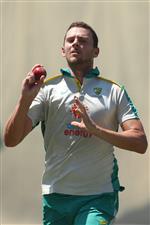 SYDNEY, AUSTRALIA - JANUARY 05: Josh Hazlewood of Australia bowls during an Australian nets session at the Sydney Cricket Ground on January 05, 2021 in Sydney, Australia. (Photo by Mark Metcalfe/Getty Images)