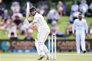 CHRISTCHURCH, NEW ZEALAND - JANUARY 05: Kane Williamson of New Zealand bats during day three of the Second Test match in the series between New Zealand and Pakistan at Hagley Oval on January 05, 2021 in Christchurch, New Zealand. (Photo by Kai Schwoerer/Getty Images)