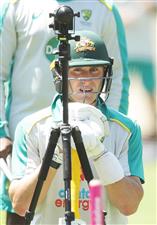 SYDNEY, AUSTRALIA - JANUARY 05: Marnus Labuschagne of Australia prepares to bat during an Australian nets session at the Sydney Cricket Ground on January 05, 2021 in Sydney, Australia. (Photo by Mark Metcalfe/Getty Images)