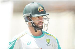 SYDNEY, AUSTRALIA - JANUARY 05: Matthew Wade of Australia bats during an Australian nets session at the Sydney Cricket Ground on January 05, 2021 in Sydney, Australia. (Photo by Mark Metcalfe/Getty Images)