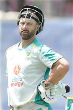 SYDNEY, AUSTRALIA - JANUARY 05: Matthew Wade of Australia bats during an Australian nets session at the Sydney Cricket Ground on January 05, 2021 in Sydney, Australia. (Photo by Mark Metcalfe/Getty Images)