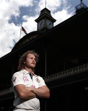 SYDNEY, AUSTRALIA - JANUARY 05: Will Pucovski of Australia poses before an Australian nets session at the Sydney Cricket Ground on January 05, 2021 in Sydney, Australia. (Photo by Ryan Pierse/Getty Images)