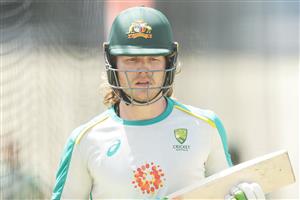 SYDNEY, AUSTRALIA - JANUARY 05: Will Pucovski of Australia bats during an Australian nets session at the Sydney Cricket Ground on January 05, 2021 in Sydney, Australia. (Photo by Mark Metcalfe/Getty Images)