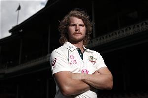 SYDNEY, AUSTRALIA - JANUARY 05: Will Pucovski of Australia poses before an Australian nets session at the Sydney Cricket Ground on January 05, 2021 in Sydney, Australia. (Photo by Ryan Pierse/Getty Images)