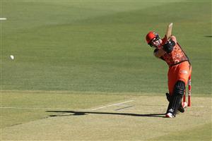 PERTH, AUSTRALIA - JANUARY 06: Liam Livingstone of the Scorchers bats during the Big Bash League match between the Perth Scorchers and the Sydney Sixers at Optus Stadium, on January 06, 2021, in Perth, Australia. (Photo by Paul Kane/Getty Images)