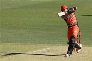 PERTH, AUSTRALIA - JANUARY 06: Liam Livingstone of the Scorchers bats during the Big Bash League match between the Perth Scorchers and the Sydney Sixers at Optus Stadium, on January 06, 2021, in Perth, Australia. (Photo by Paul Kane/Getty Images)
