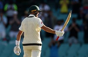 SYDNEY, AUSTRALIA - JANUARY 07: Marnus Labuschagne of Australia celebrates after reaching his half century during day one of the 3rd Test match in the series between Australia and India at Sydney Cricket Ground on January 07, 2021 in Sydney, Australia. (Photo by Ryan Pierse/Getty Images)