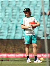 SYDNEY, AUSTRALIA - JANUARY 07: Will Pucovski of Australia looks on after receiving his Baggy Green Cap during day one of the 3rd Test match in the series between Australia and India at Sydney Cricket Ground on January 07, 2021 in Sydney, Australia. (Photo by Ryan Pierse/Getty Images)