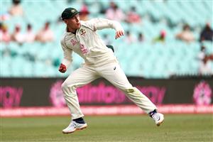 SYDNEY, AUSTRALIA - JANUARY 08: Marnus Labuschagne of Australia fields during day two of the Third Test match in the series between Australia and India at Sydney Cricket Ground on January 08, 2021 in Sydney, Australia. (Photo by Cameron Spencer/Getty Images)