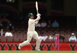 SYDNEY, AUSTRALIA - JANUARY 08: Steve Smith of Australia bats during day two of the 3rd Test match in the series between Australia and India at Sydney Cricket Ground on January 08, 2021 in Sydney, Australia. (Photo by Ryan Pierse/Getty Images)