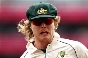 SYDNEY, AUSTRALIA - JANUARY 08: Will Pucovski of Australia fields during day two of the Third Test match in the series between Australia and India at Sydney Cricket Ground on January 08, 2021 in Sydney, Australia. (Photo by Cameron Spencer/Getty Images)