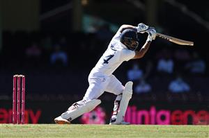 SYDNEY, AUSTRALIA - JANUARY 11: Hanuma Vihari of India bats during day five of the 3rd Test match in the series between Australia and India at Sydney Cricket Ground on January 11, 2021 in Sydney, Australia. (Photo by Ryan Pierse/Getty Images)
