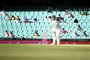 SYDNEY, AUSTRALIA - JANUARY 11: The crowd is seen as the first over is bowled during day five of the Third Test match in the series between Australia and India at Sydney Cricket Ground on January 11, 2021 in Sydney, Australia. (Photo by Mark Kolbe/Getty Images)