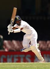 SYDNEY, AUSTRALIA - JANUARY 11: Cheteshwar Pujara of India bats during day five of the 3rd Test match in the series between Australia and India at Sydney Cricket Ground on January 11, 2021 in Sydney, Australia. (Photo by Ryan Pierse/Getty Images)