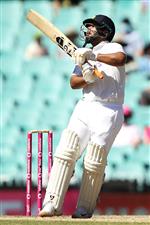 SYDNEY, AUSTRALIA - JANUARY 11: Rishabh Pant of India bats during day five of the Third Test match in the series between Australia and India at Sydney Cricket Ground on January 11, 2021 in Sydney, Australia. (Photo by Mark Kolbe/Getty Images)