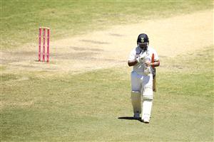 SYDNEY, AUSTRALIA - JANUARY 11: Rishabh Pant of India looks dejected after being dismissed by Nathan Lyon of Australia of Australia during day five of the Third Test match in the series between Australia and India at Sydney Cricket Ground on January 11, 2021 in Sydney, Australia. (Photo by Mark Kolbe/Getty Images)