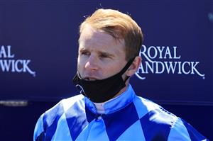 SYDNEY, AUSTRALIA - JANUARY 09: Tommy Berry on Zing looks on after winning race 3 the Schweppes Handicap during Sydney Racing at Royal Randwick Racecourse on January 09, 2021 in Sydney, Australia. (Photo by Mark Evans/Getty Images)