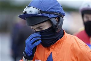 PLUMPTON, ENGLAND - JANUARY 13: Tom Scudamore makes his way to the parade ring at Plumpton Racecourse on January 13, 2021 in Plumpton, England. Due to the Coronavirus pandemic, owners along with the paying public will not be allowed to attend the meeting. (Photo by Alan Crowhurst/Getty Images)