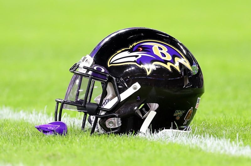 ravens helmet